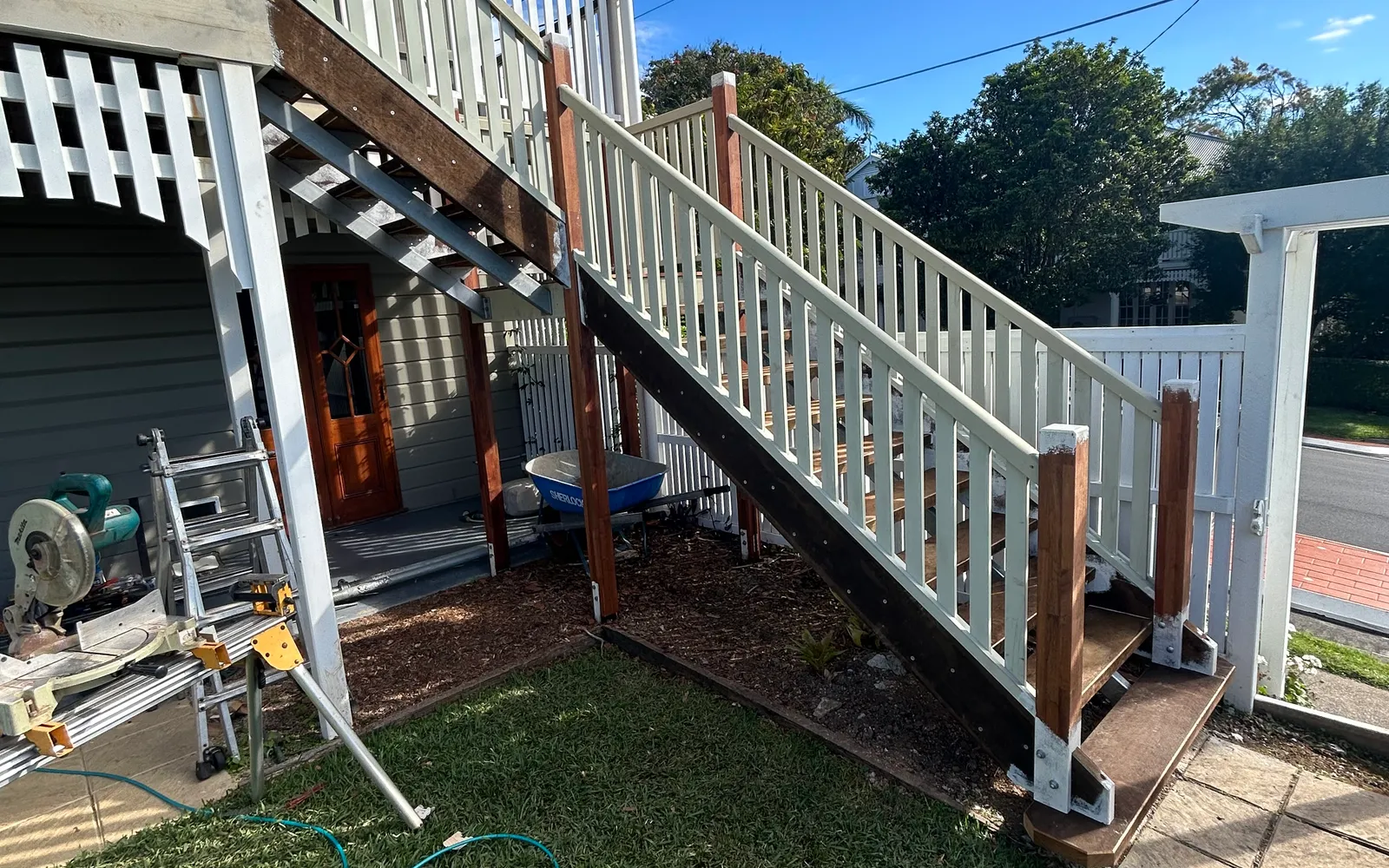 External stairs
