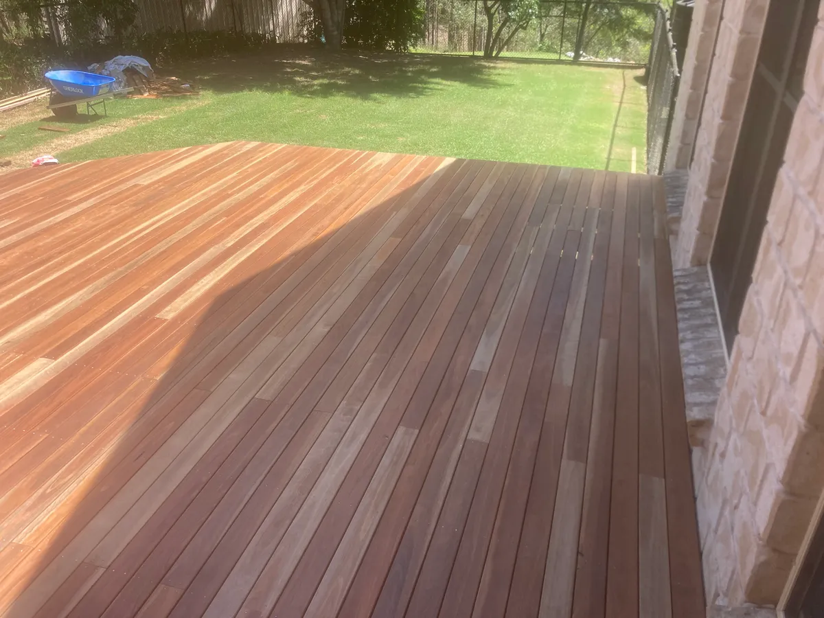 Deck finished