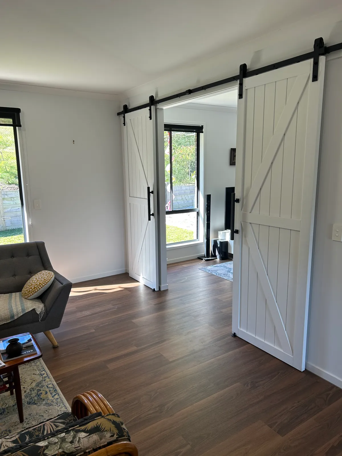 Door open.
